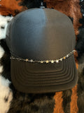 Silver Star Hat Chain