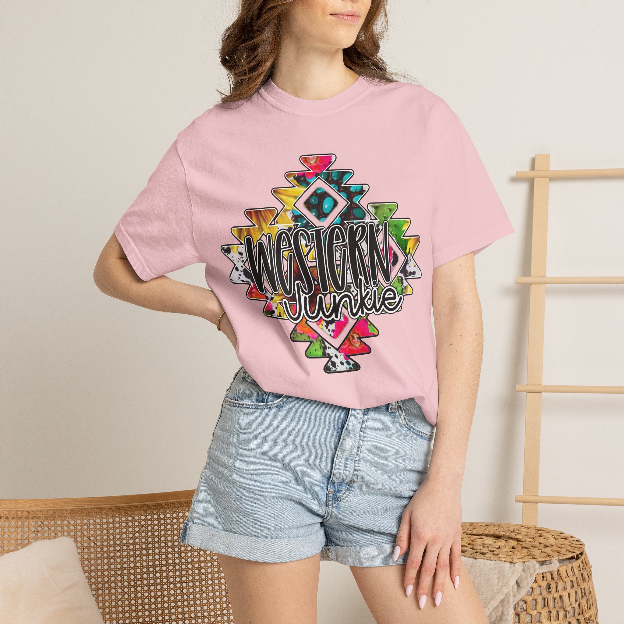 Western Junkie Aztec Graphic Tee