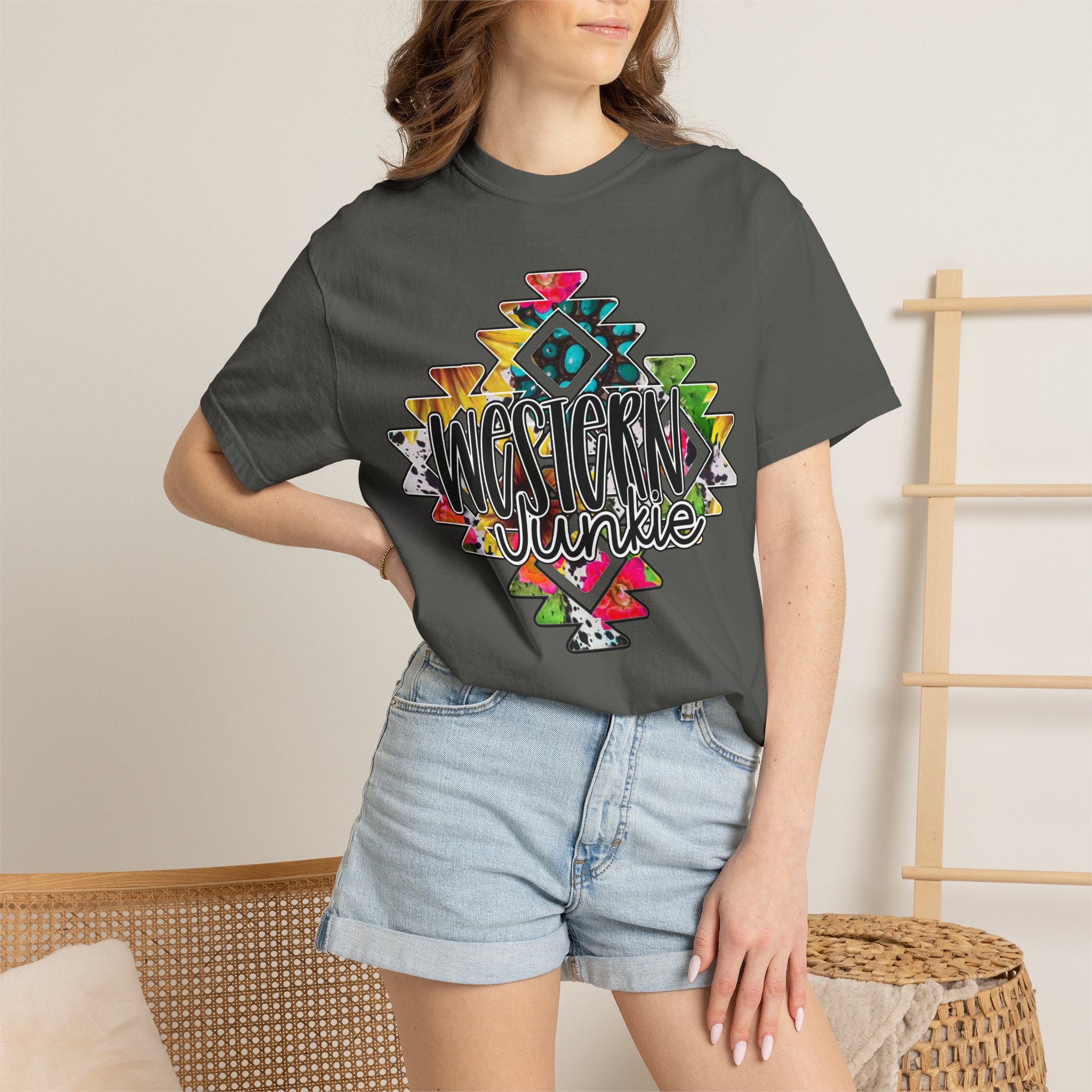 Western Junkie Aztec Graphic Tee