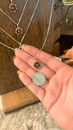 CORAL MINI CLUSTER NECKLACE BY TRICIA LEEKITY