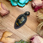 MJ Black Jack Turquoise Pendant