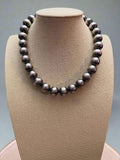 12mm Sterling Pearl Necklace — 16 inch