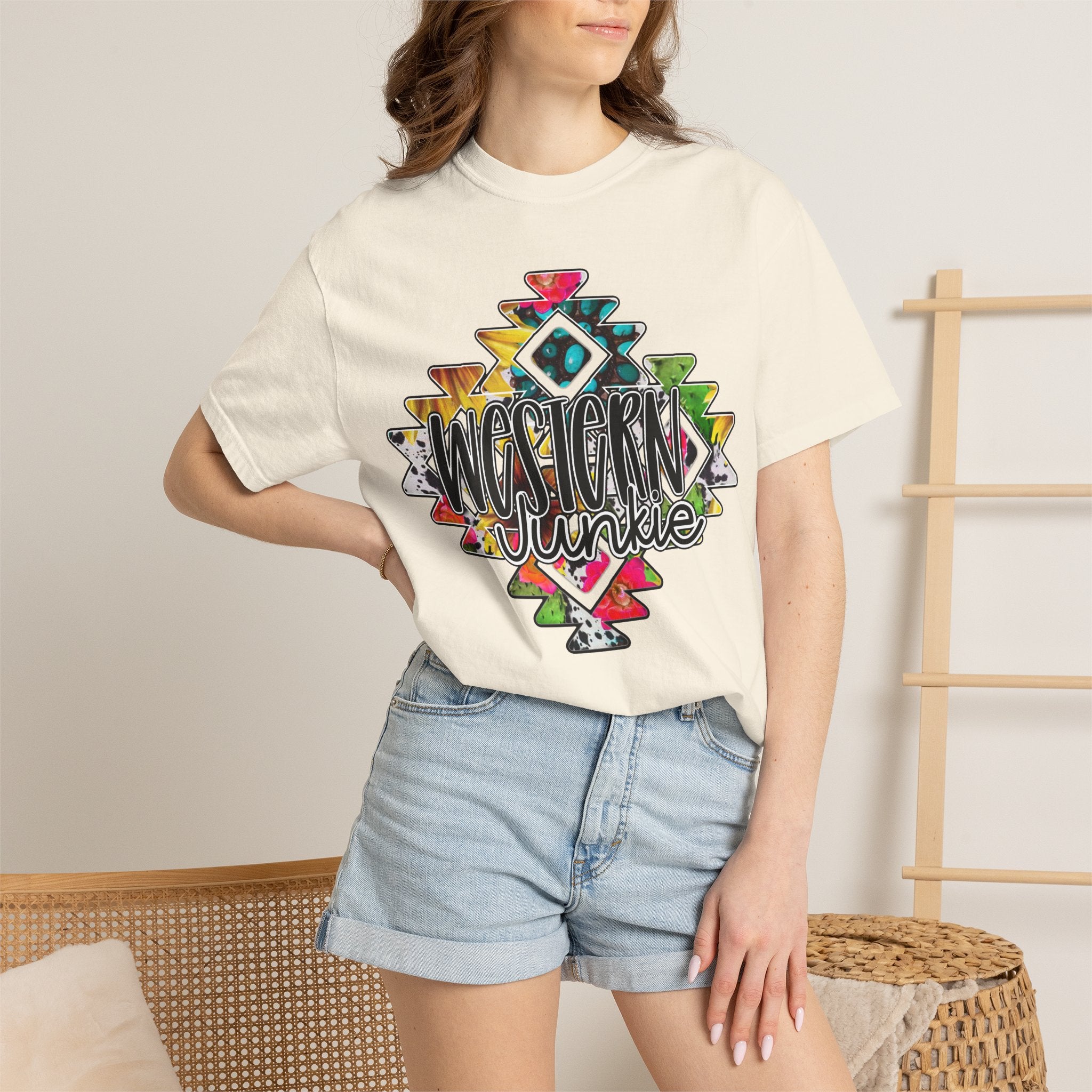 Western Junkie Aztec Graphic Tee
