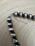 12mm Sterling Pearl Necklace — 18 inch