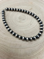 12mm Sterling Pearl Necklace — 18 inch