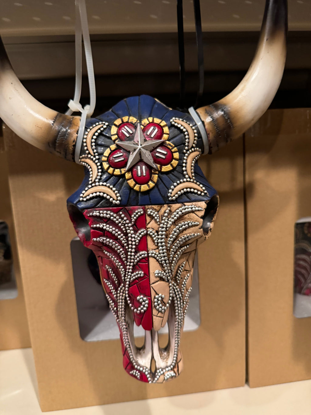 Texas Embellished Cowskull