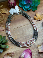 15.25” Pink Freshwater Pearl Necklace – Sterling Silver Pearls