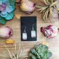 Sterling Silver Wild Horse Jasper Dangle Earrings – Handmade by Artist Jason Ogg