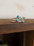 MARCUS GISHAL TINY DOT TURQUOISE RING