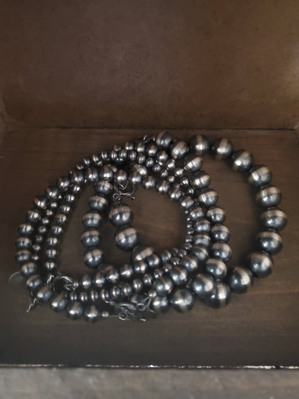 3 MM STERLING SILVER NAVAJO PEARL BRACELET