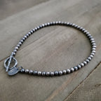 3 MM STERLING SILVER NAVAJO PEARL BRACELET