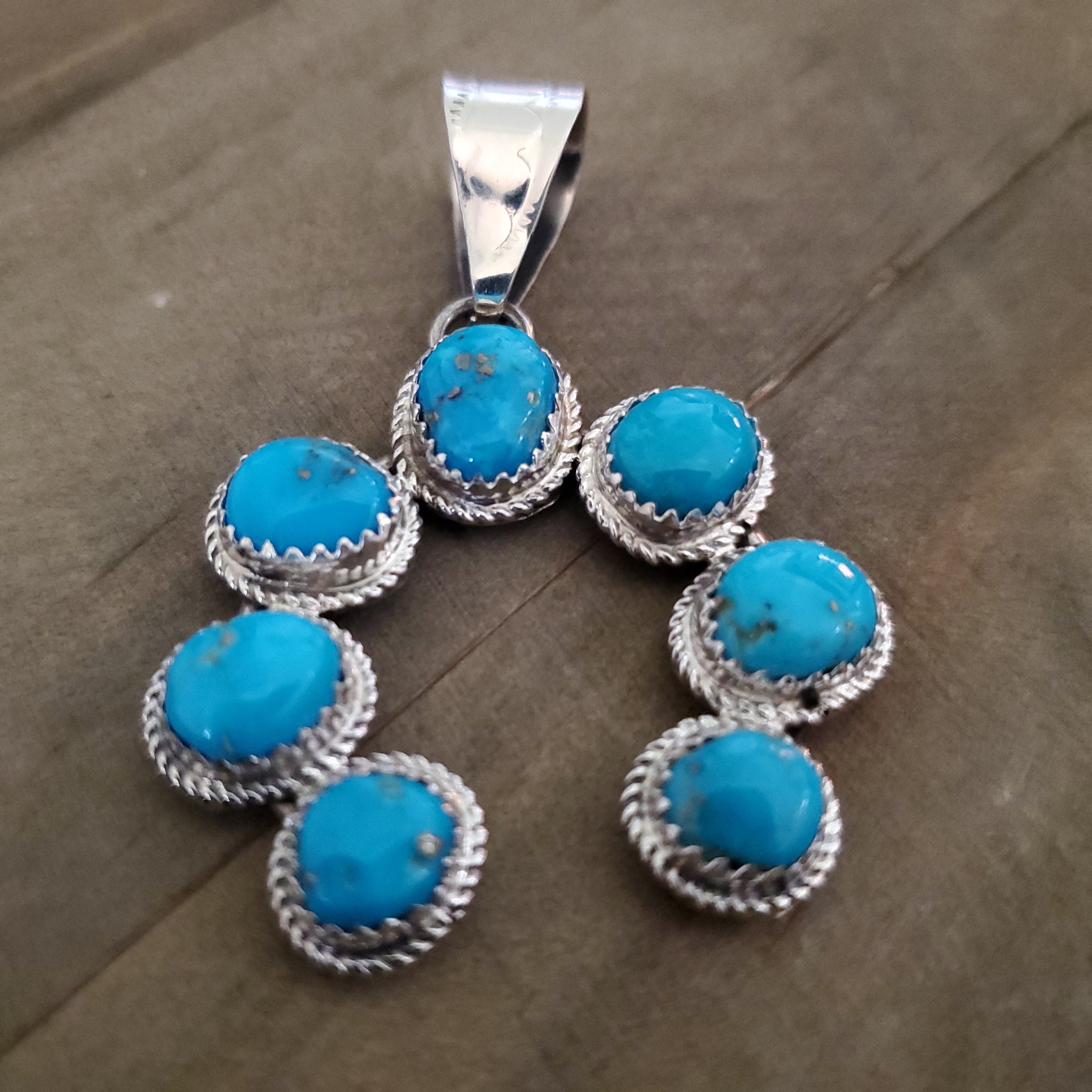 RITA DAWES TURQUOISE NAJA PENDANT