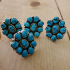 MARCUS GISHAL SLEEPING BEAUTY TURQUOISE CLUSTER RING