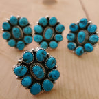 MARCUS GISHAL SLEEPING BEAUTY TURQUOISE CLUSTER RING