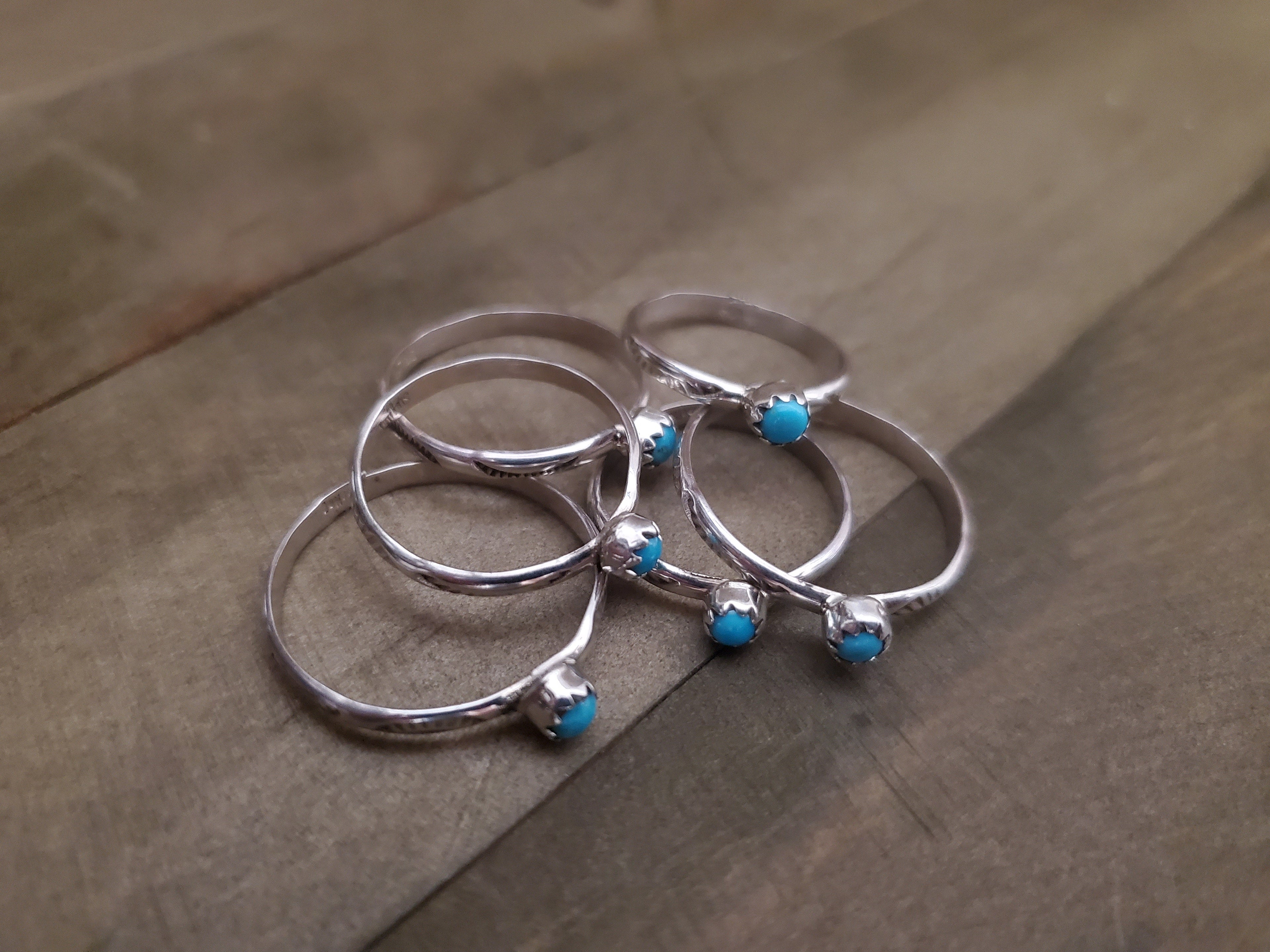 MARCUS GISHAL TINY DOT TURQUOISE RING