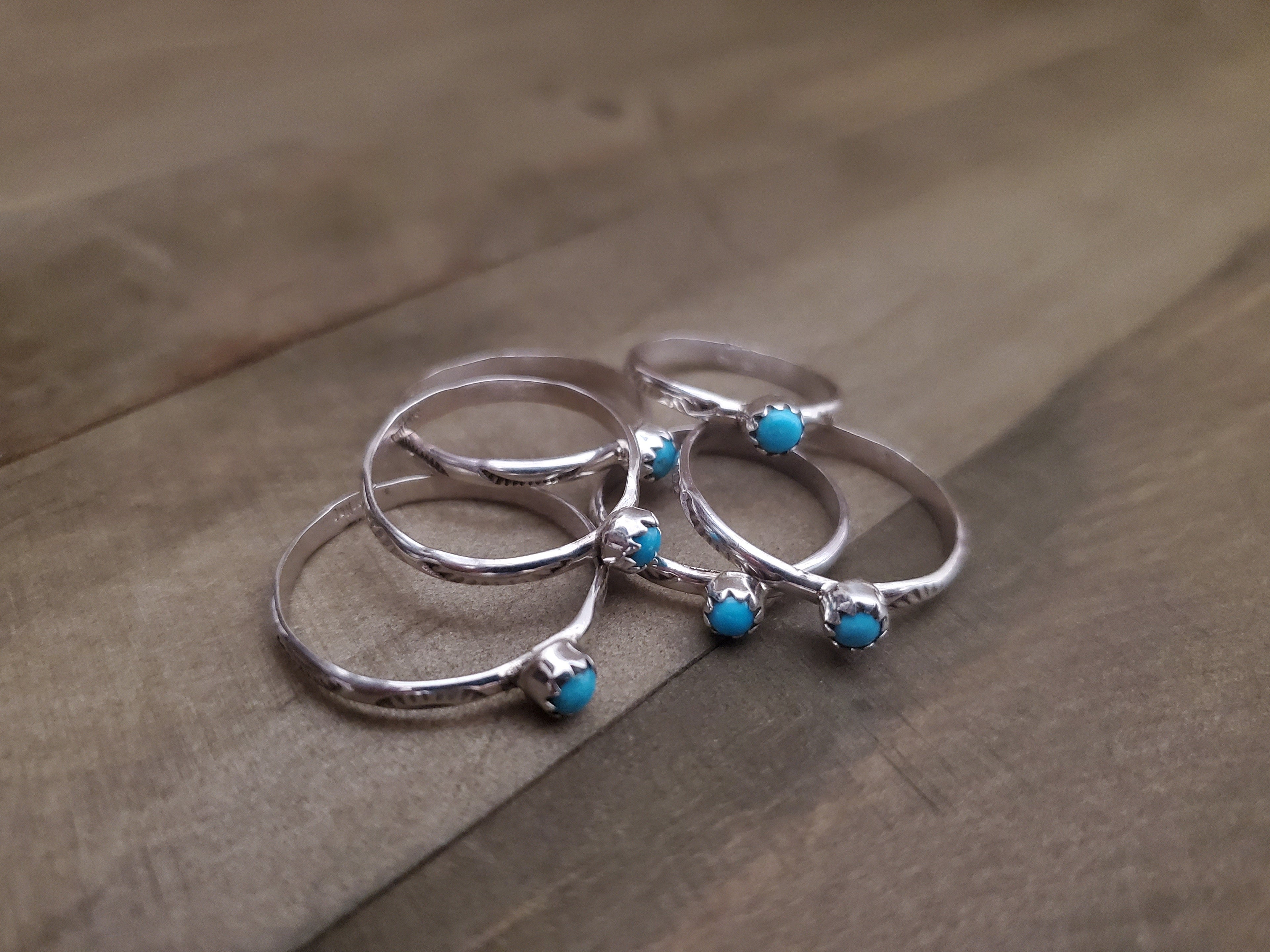 MARCUS GISHAL TINY DOT TURQUOISE RING
