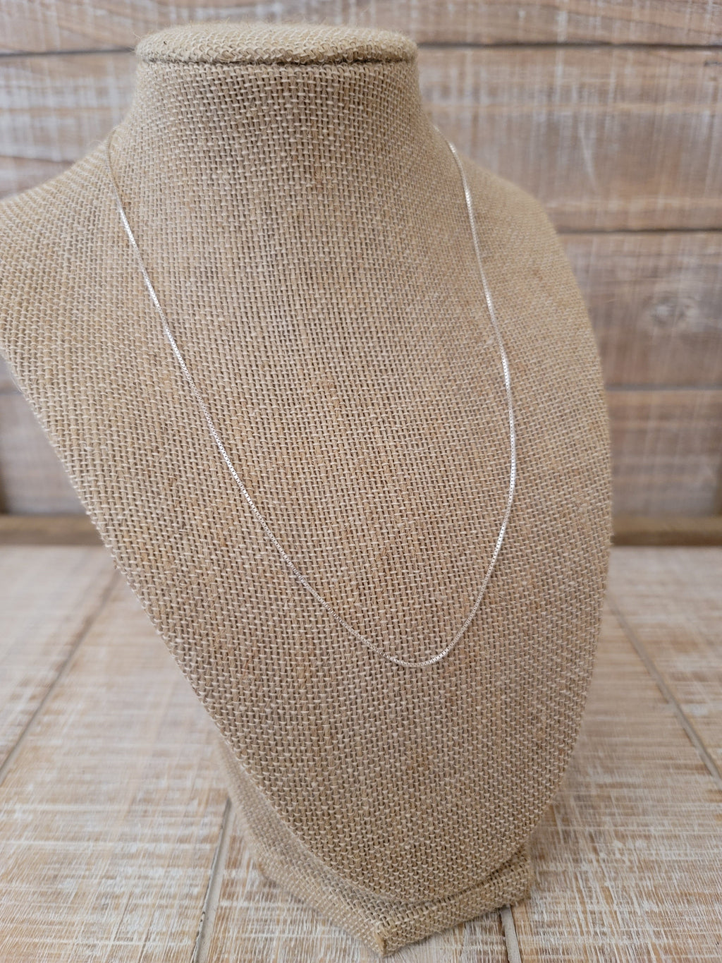 STERLING SILVER BOX CHAIN