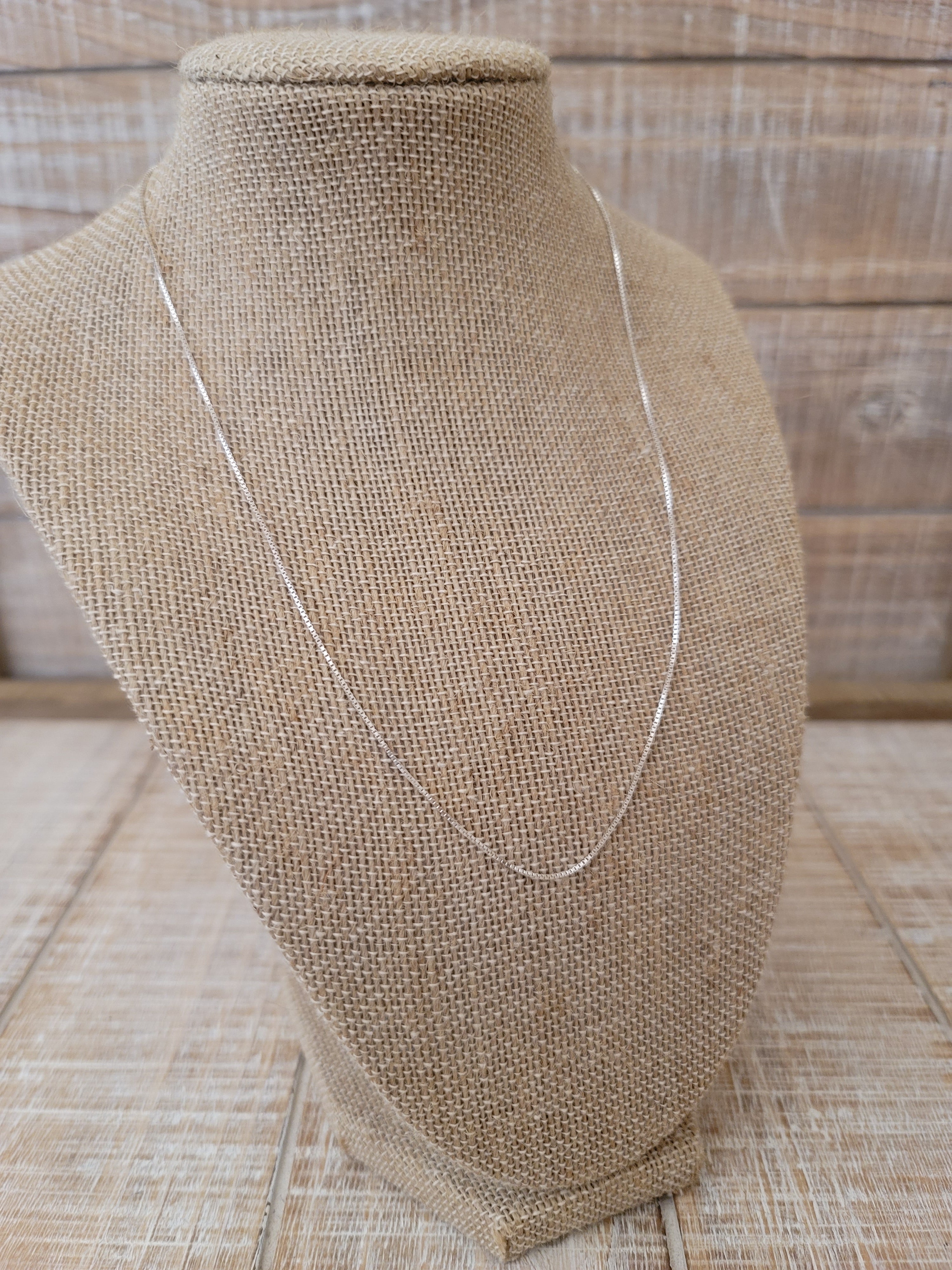 STERLING SILVER BOX CHAIN