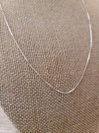 STERLING SILVER BOX CHAIN