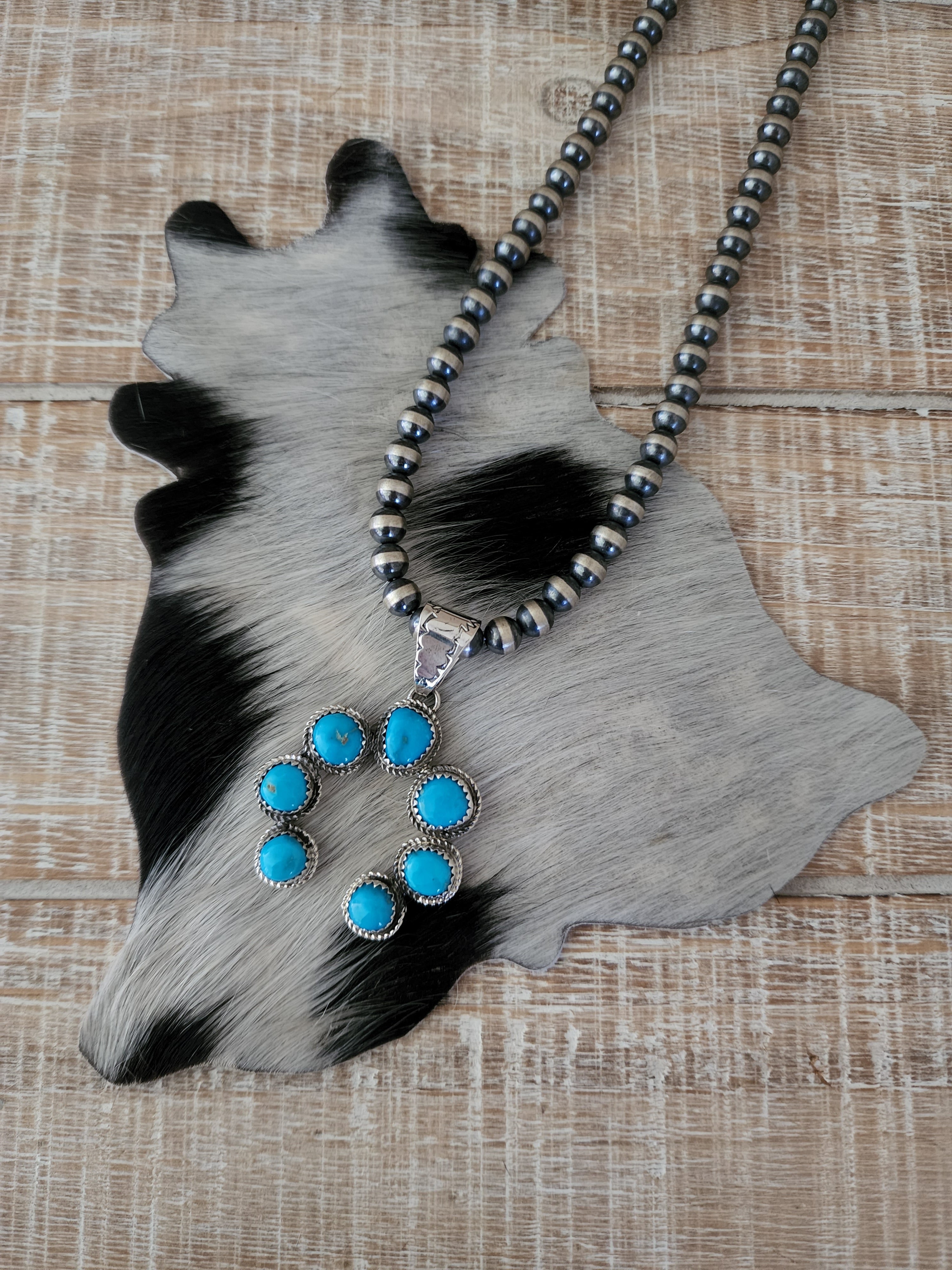 RITA DAWES TURQUOISE NAJA PENDANT