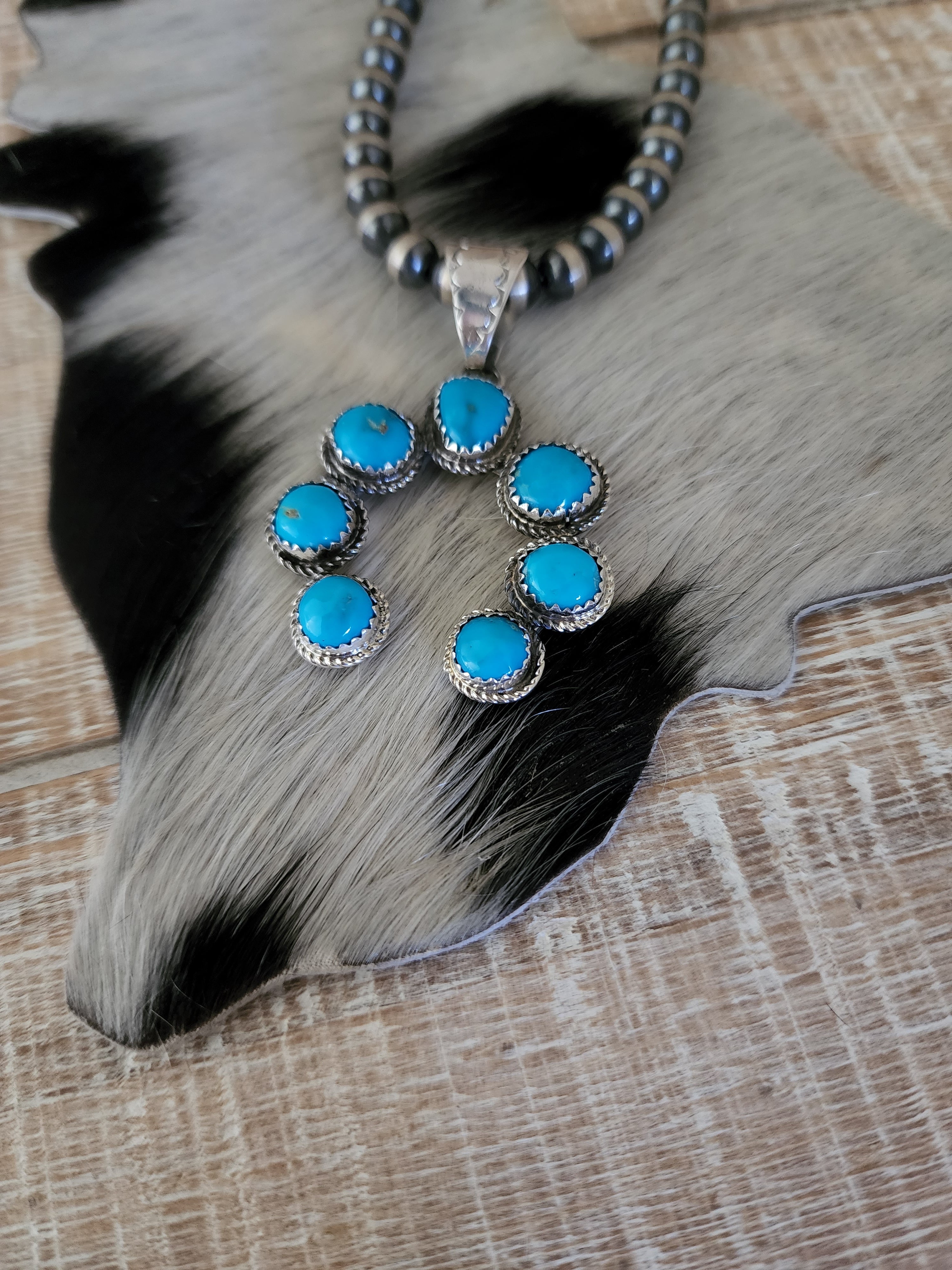 RITA DAWES TURQUOISE NAJA PENDANT