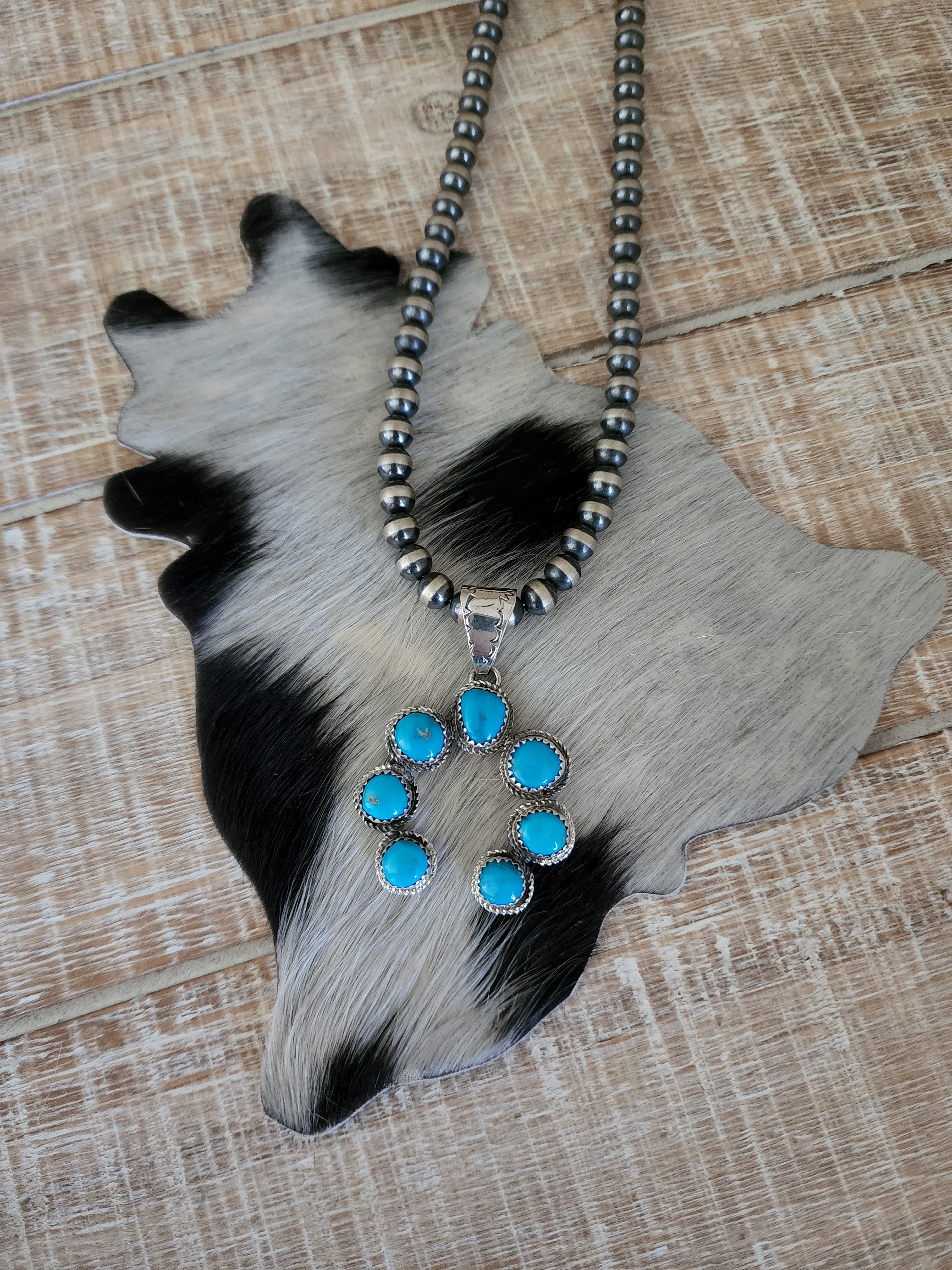 RITA DAWES TURQUOISE NAJA PENDANT