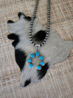 RITA DAWES TURQUOISE NAJA PENDANT