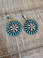 ROSEMARY TOM NEZ TURQUOISE ZUNI STYLE PENDANT