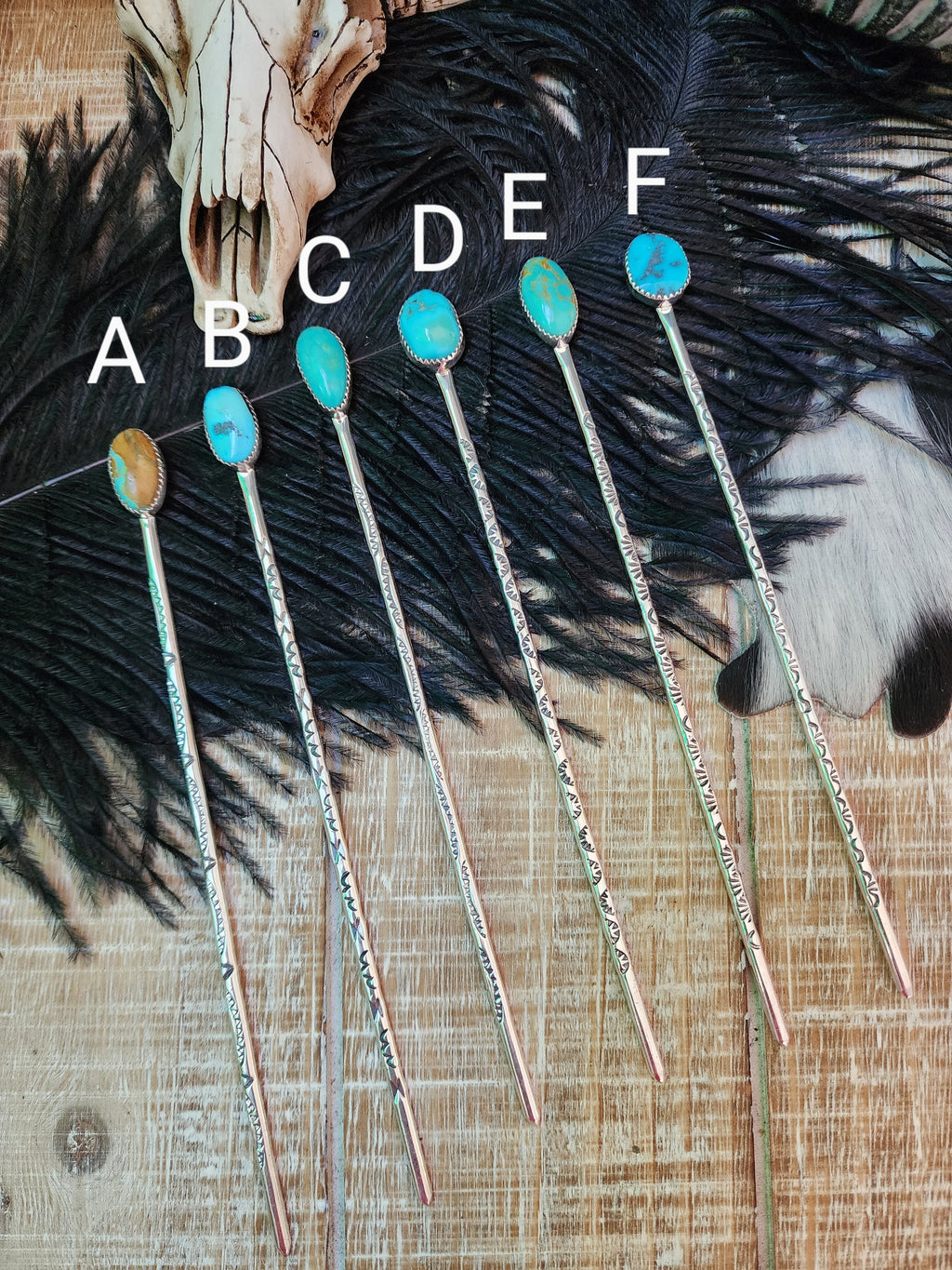 TURQUOISE HAT PINS