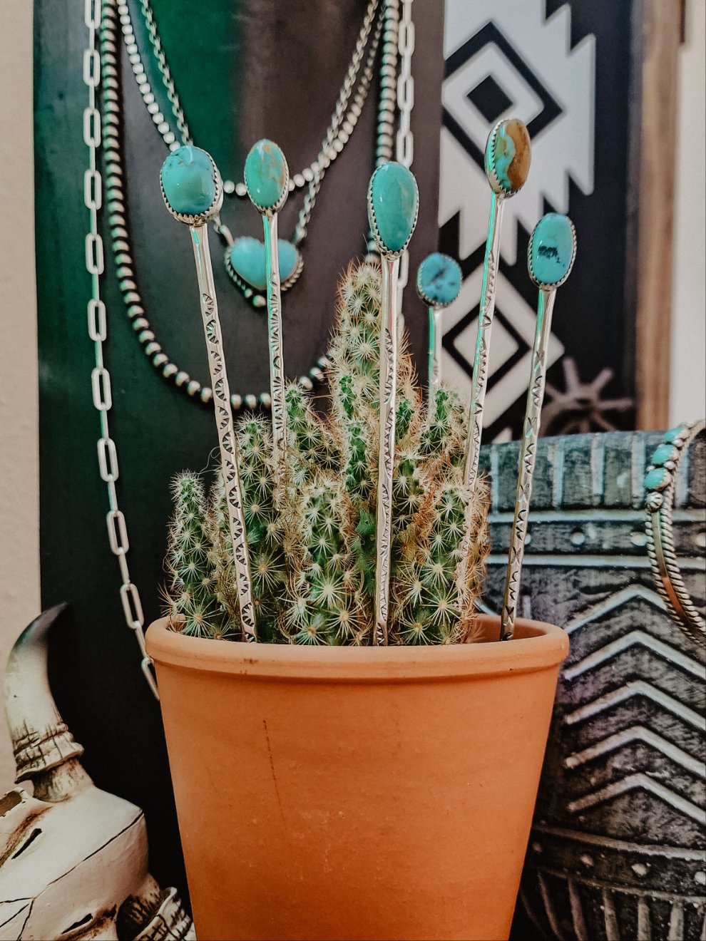 TURQUOISE HAT PINS