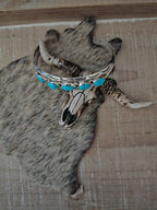 IDA MCCRAE FIVE TURQUOISE STONE BRACELET