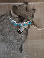 IDA MCCRAE FIVE TURQUOISE STONE BRACELET