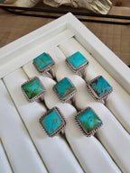 TURQUOISE SQUARE CUT RING