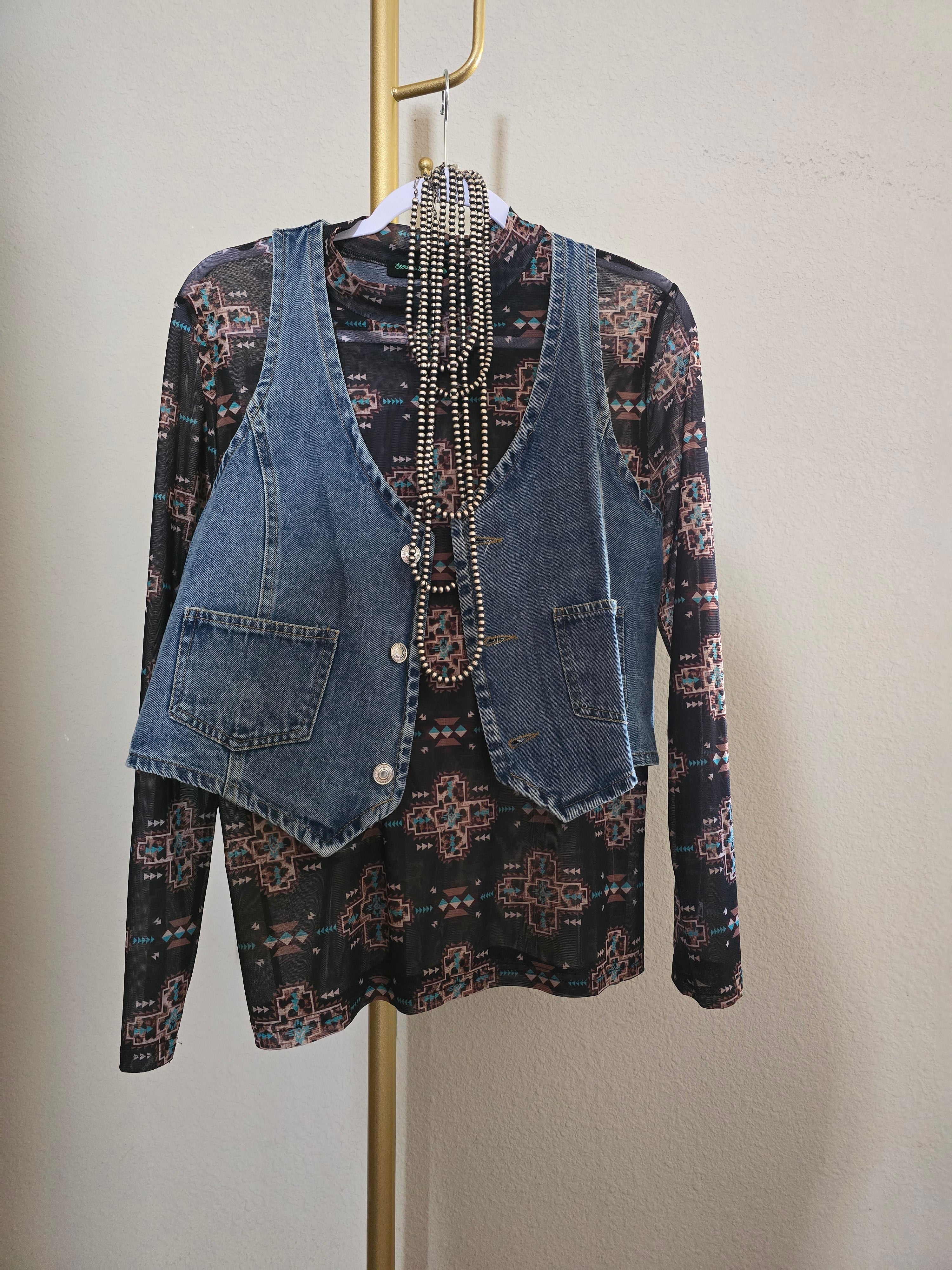 THE DENIM DARLIN' VEST