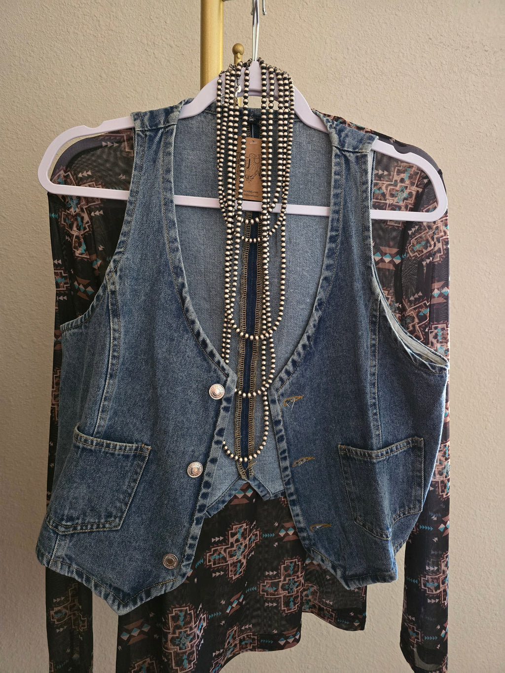THE DENIM DARLIN' VEST