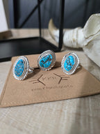 JADERRA FRANK TURQUOISE OVAL RING