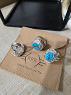 JADERRA FRANK TURQUOISE OVAL RING