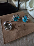 JADERRA FRANK TURQUOISE OVAL RING