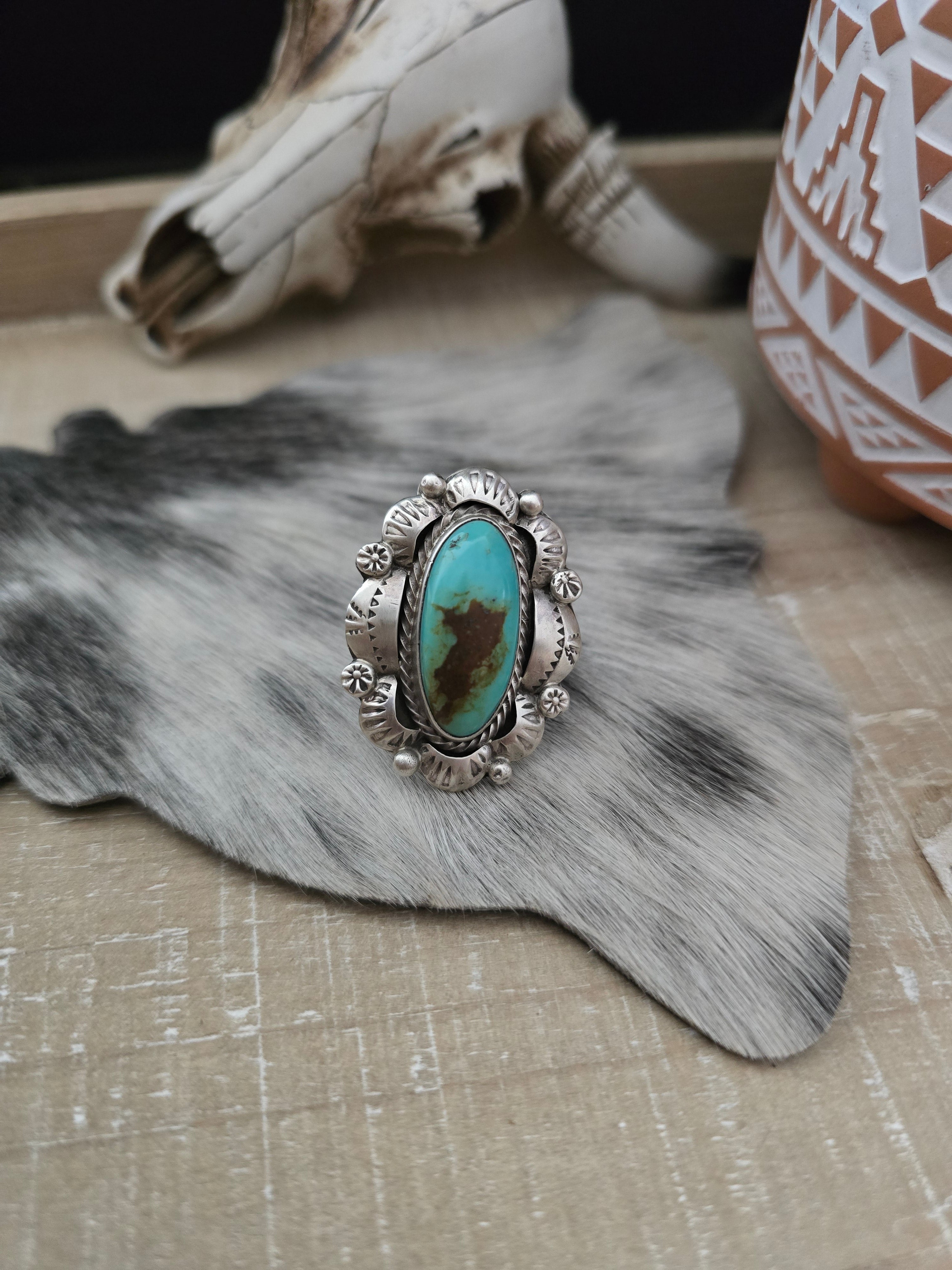 IDA McCRAE TURQUOISE RING