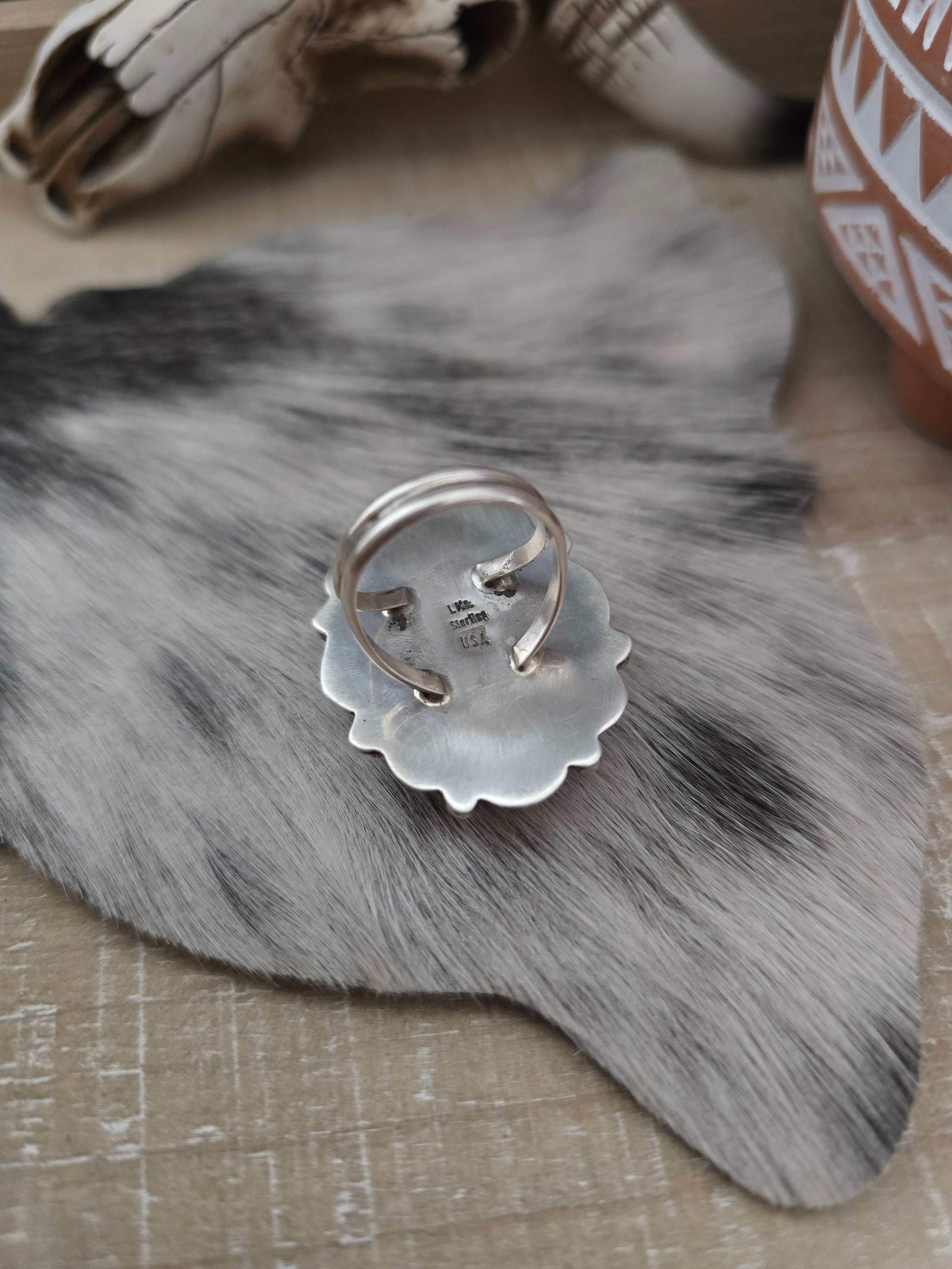 IDA McCRAE TURQUOISE RING