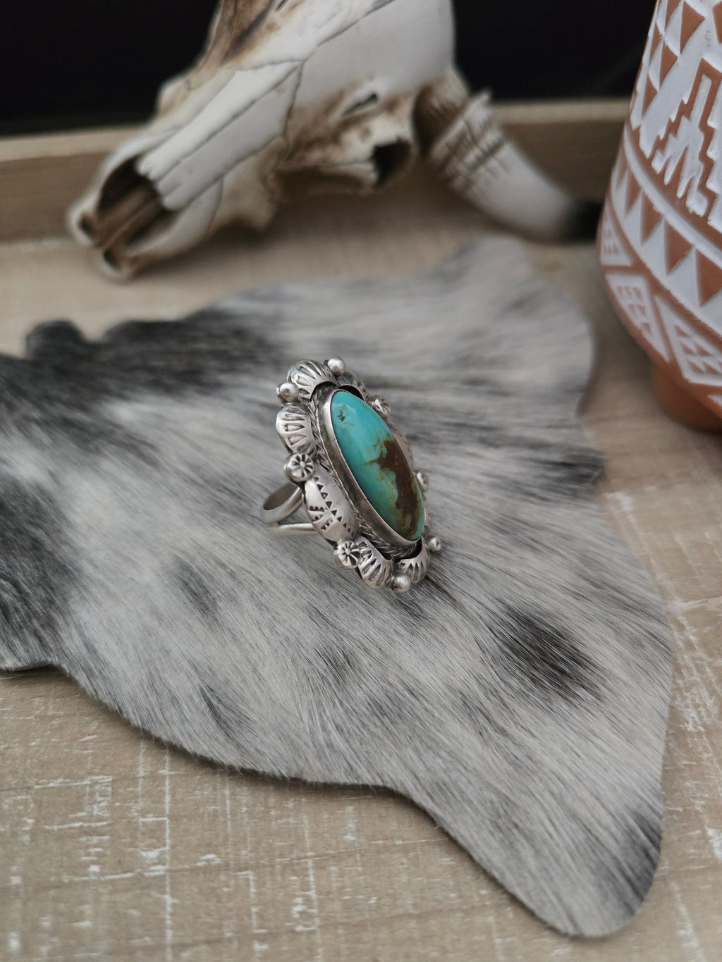 IDA McCRAE TURQUOISE RING