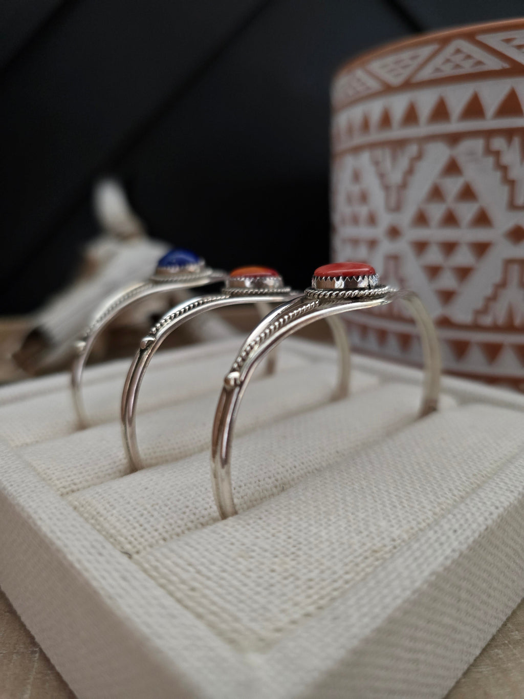 ESTHER WHITE NAVAJO CUFF