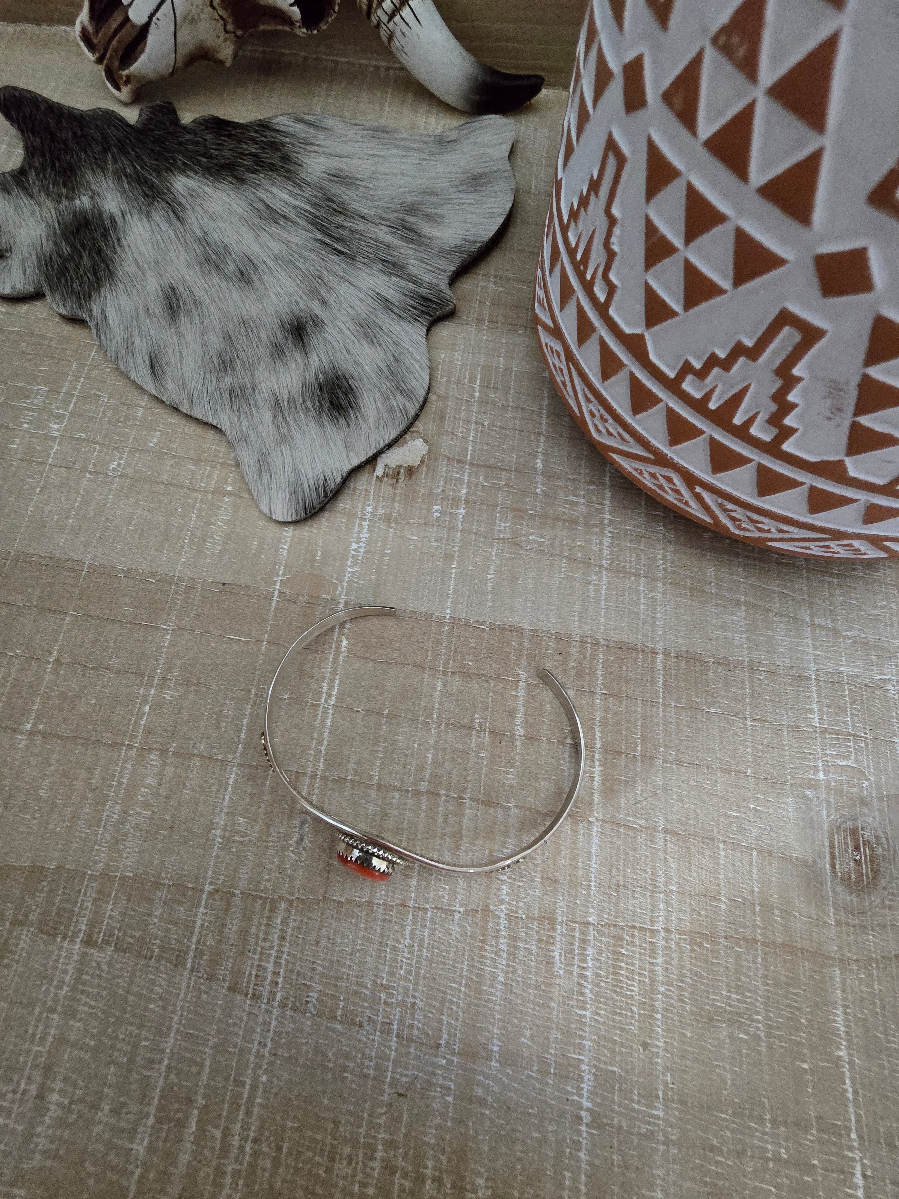 ESTHER WHITE NAVAJO CUFF