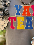 Sync Logic Yay Team Chenille Applique Sweatshirt