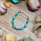 Blue Turquoise Bracelet – 6 1/4" – 5mm
