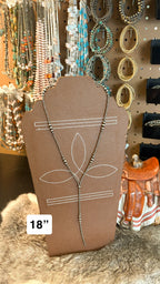 3-6MM STERLING SILVER PEARL LARIAT