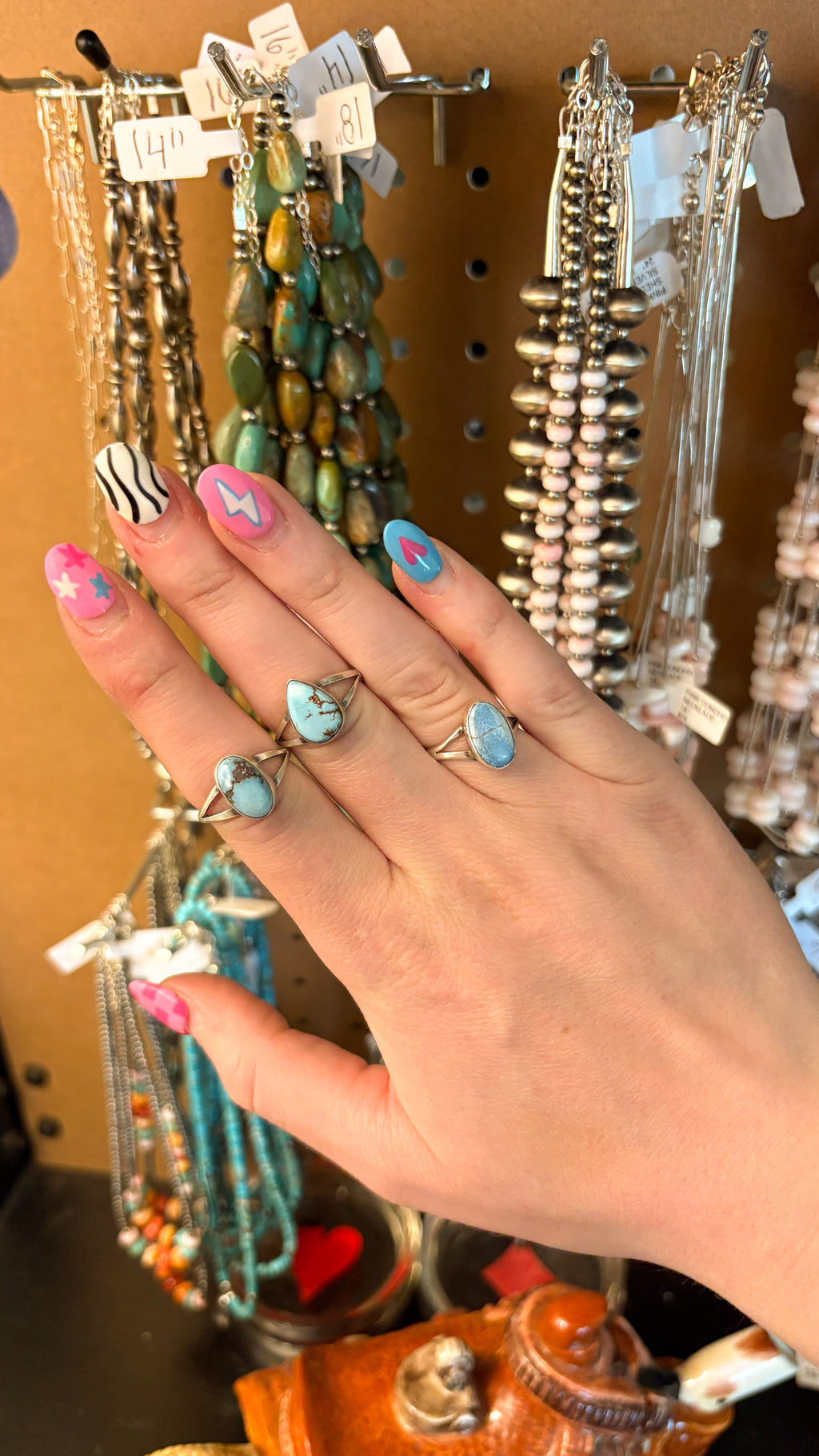 GOLDEN HILLS TURQUOISE RING BY GENEVIEVE FRANCISCO