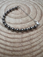 3mm & 6mm Sterling Pearl Bracelet — 6 inch (with 3 inch extender)