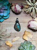 MJ Freeform Turquoise Pendant – Sterling Silver