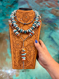 Jaci Blue Turquoise, Spiny Oyster, Lapis & Sterling Silver Pearl Necklace — Pick Your Favorite